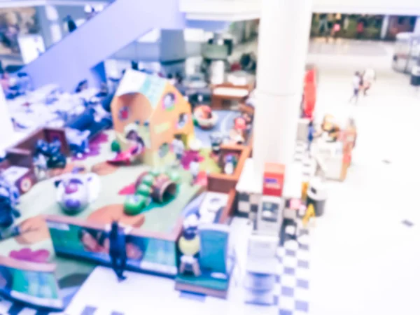 Vintage Tone Blurred Top View Soft Play Equipment Indoor Playground — Stock Photo, Image