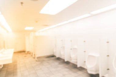 Vintage sesi bulanık soyut temiz beyaz genel erkekler tuvaleti Texas, Amerika mobilya mağazasında dekorasyon