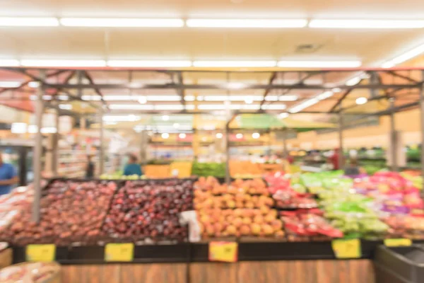 Rozmazaný Obraz Lidí Nakupování Místní Latinsko Americký Řetězec Supermarketů Usa — Stock fotografie
