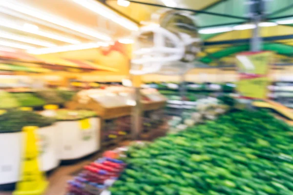 Motie Wazig Lokale Latino Amerikaanse Supermarktketen Usa Typische Tropische Mexicaanse — Stockfoto