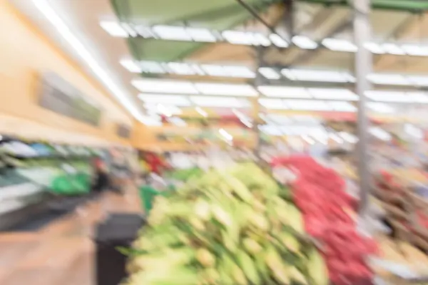 Pohybu Rozmazaný Místní Latinsko Americký Řetězec Supermarketů Usa Typické Tropické — Stock fotografie