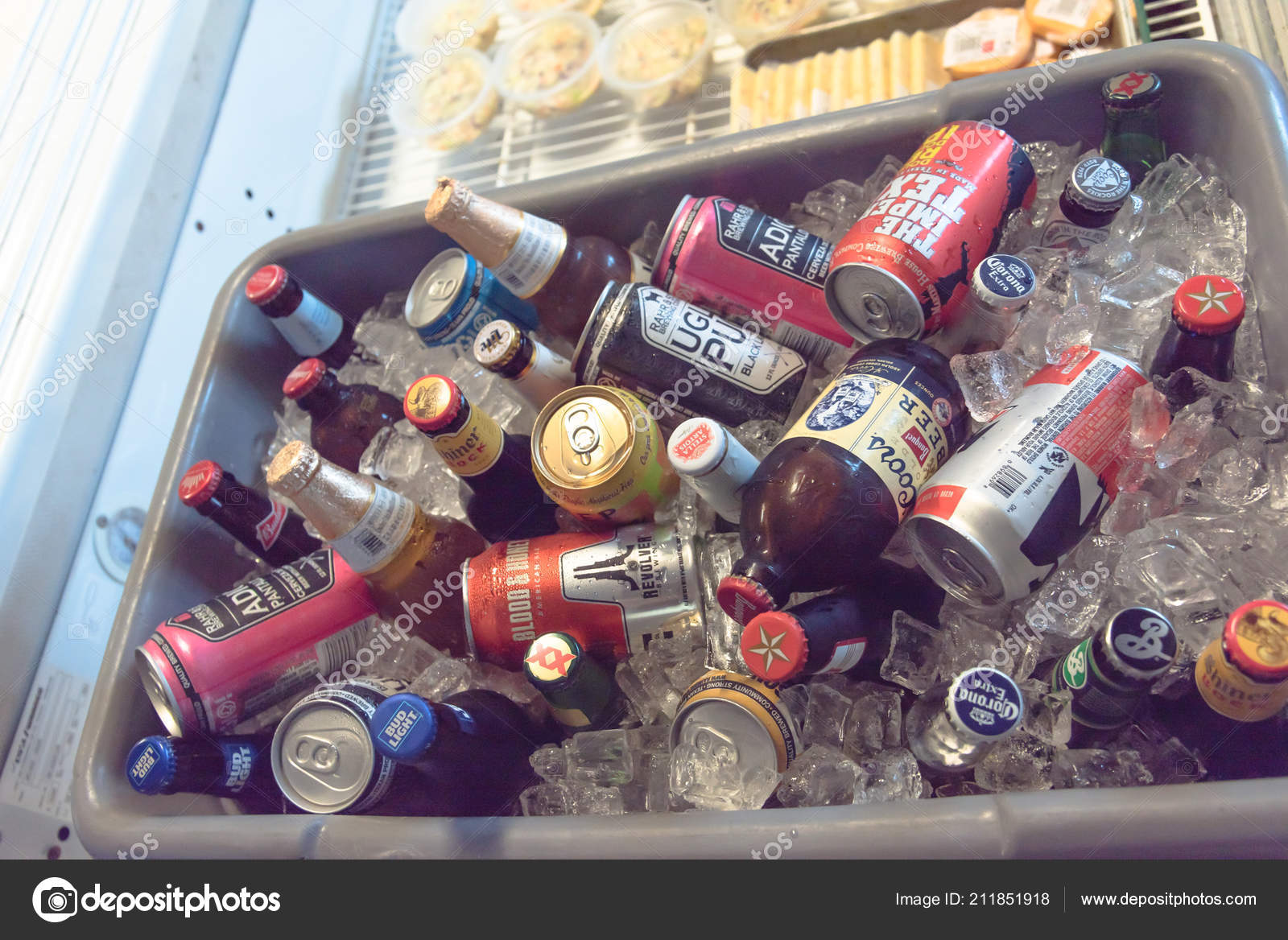 ice box for beer bottles
