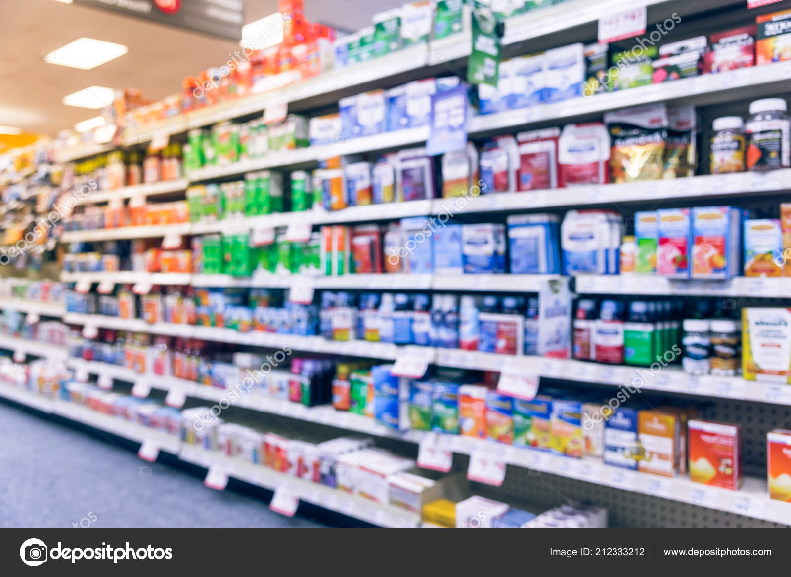 Vintage Tone Blurred Abstract Background Pharmacy Store Arranged Variation  Pharmaceutical Stock Photo by ©trongnguyen 212333212