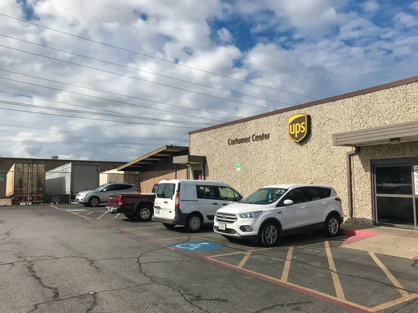 Dallas Sept 2018 Fachada Exterior Los Centros Atención Cliente Ups — Foto de Stock