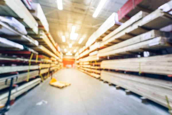 Vintage Tone Blurred Stack New Wooden Bar Shelves Lumber Yard — Stock Photo, Image