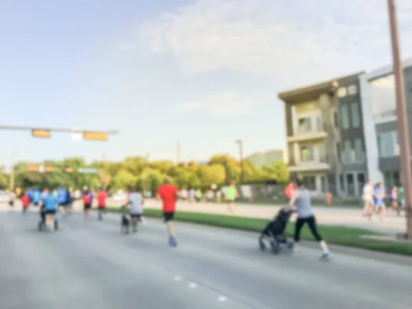 Motion Turva Corredores Grupo Todas Habilidades Corrida Desafio Corporativo Richardson — Fotografia de Stock