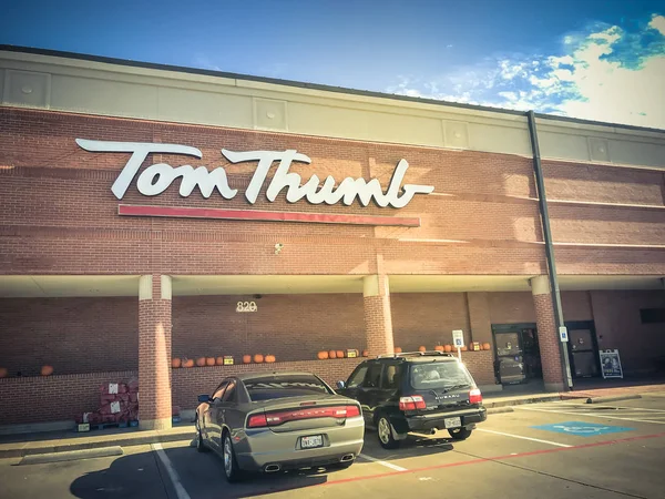 Coppell Oct 2018 Entrada Tono Vintage Tienda Tom Thumb Desde — Foto de Stock