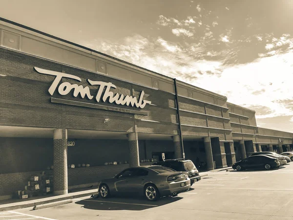 Coppell Ons Okt 2018 Vintage Toon Ingang Naar Tom Thumb — Stockfoto