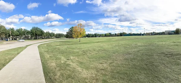 Вид Красивый Городской Парк Пригороде Далласа Штат Техас Осенний Сезон — стоковое фото