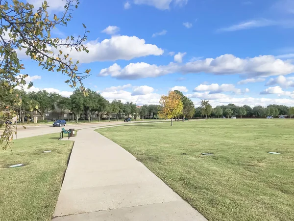 Hermoso Parque Ciudad Las Afueras Dallas Texas Temporada Otoño Con — Foto de Stock