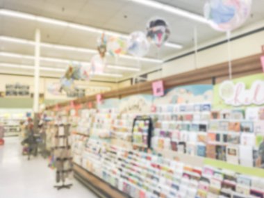 Bakkal Texas, Amerika bulanık soyut tebrik kartları ve balonlar görüntülemek.