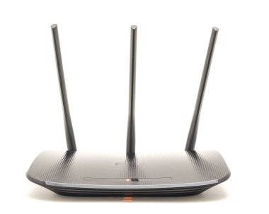 Kablosuz yönlendirici kablo modem bağlantısı durum ışığı ile çalışma