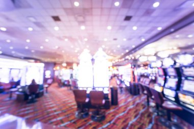 Vintage sesi arka plan kumar tipik. Bulanık slot makineleri, temalı oyun slot poker 777, silahlı çete'ye oyuncular Oklahoma Casino rulet. Renkli ışıklı ışık