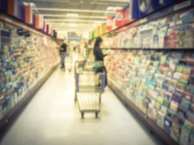 Alışveriş, Texas, Amerika tebrik kartları perakende mağazasında seçme vintage sesi hareket bulanık müşteri.