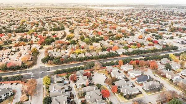 Beautiful Aerial View Valley Ranch Planned Unit Development Dallas Texas — Stock Photo, Image