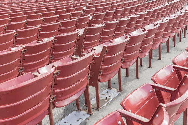 Reihe Erhöhter Orchestersitze Vom Öffentlichen Außen Aufführungsort Chicago Frontansicht — Stockfoto