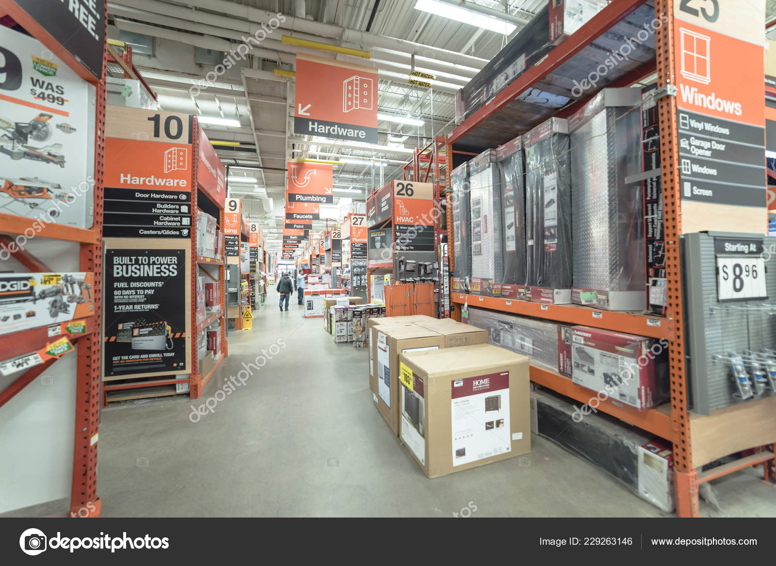 Dallas Dec 2018 Customer Shopping Home Depot Store American Home