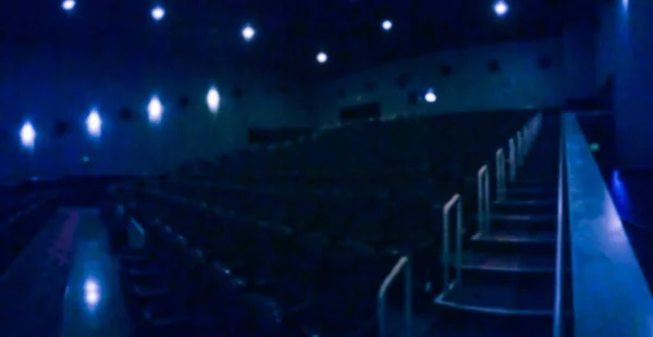 Blurred Abstract Empty Cinema America — Stock Photo, Image