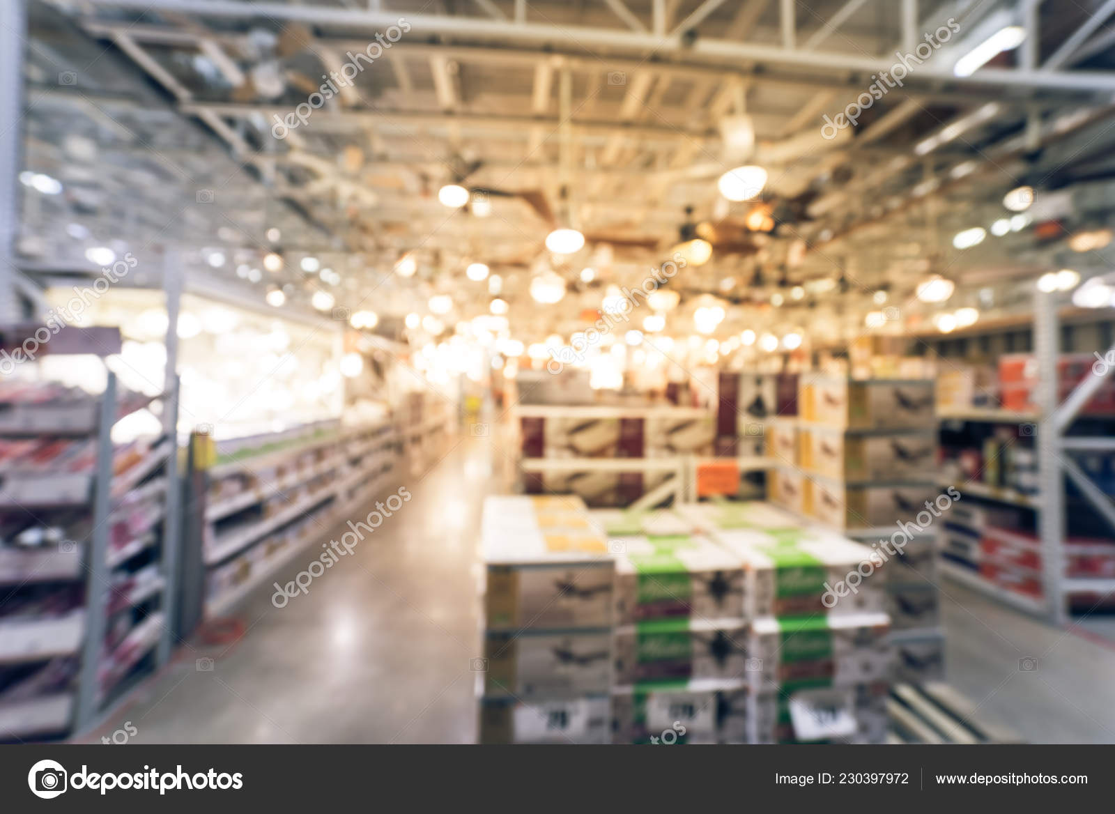 Blurry Abstract Wide Selection Ceiling Fans Lights Display