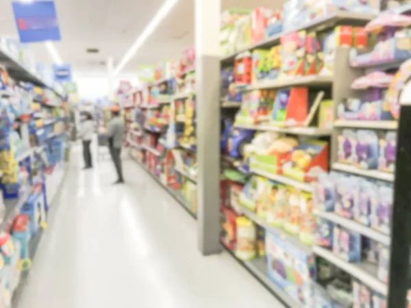 Pohybu Rozmazaný Zákazník Nakupovat Maloobchodě Potravinami Texasu Amerika — Stock fotografie
