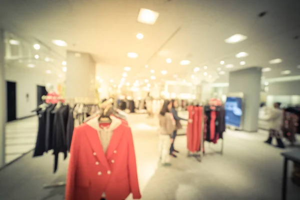 Motion Offuscò Shopping Dei Clienti Presso Negozio Abbigliamento Lusso Nel — Foto Stock