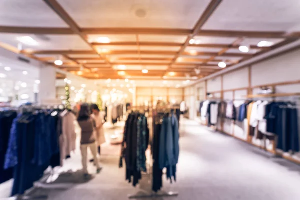 Motion Blurred Customer Shopping Upscale Clothing Store Downtown Dallas Texas — Stock Photo, Image