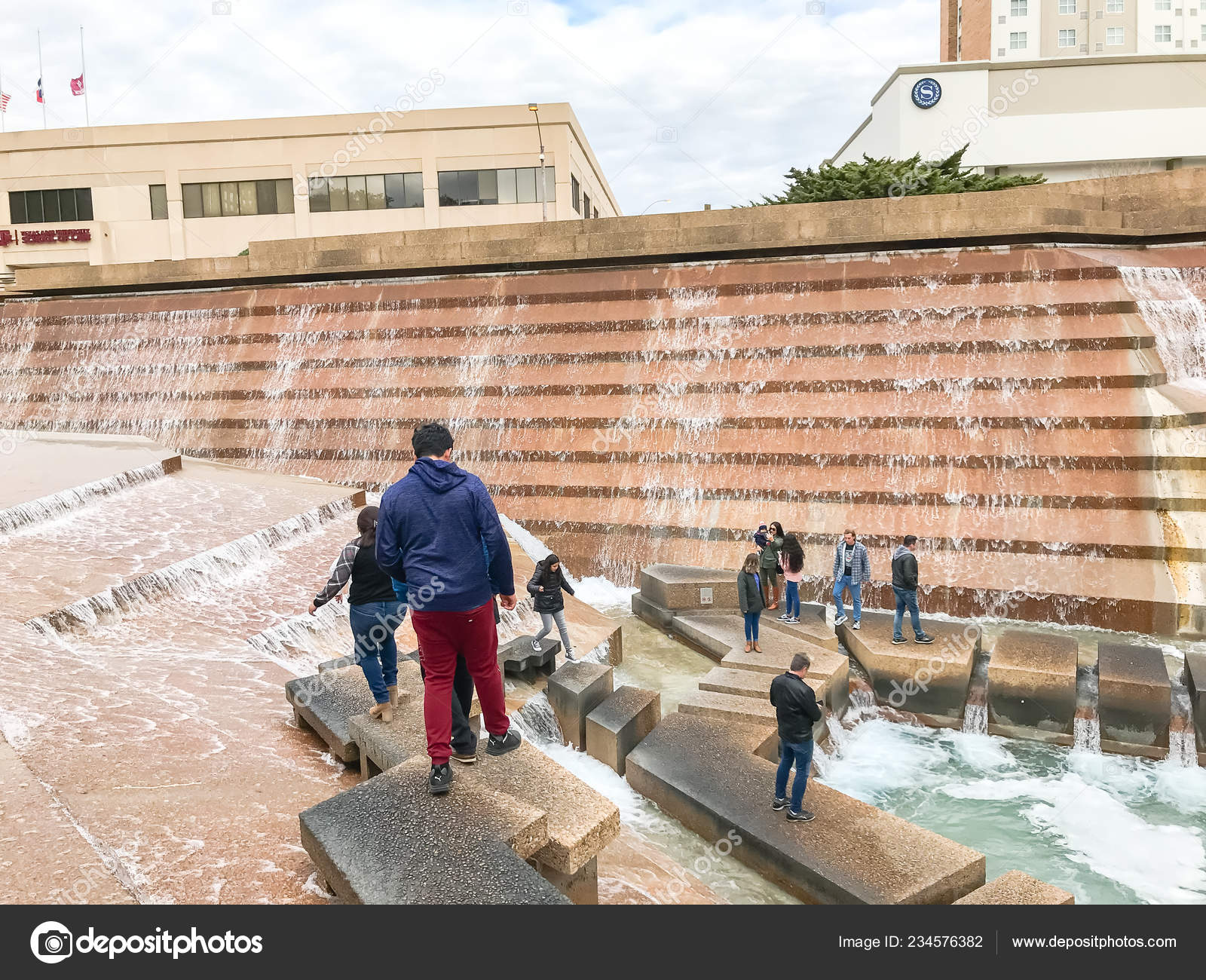 Fort Worth Dec 2018 Water Gardens Downtown Fort Worth Visitors