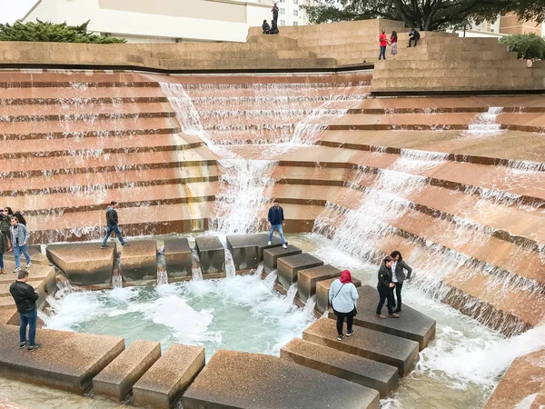 Fort Worth Nás Dec 2018 Water Zahrady Centru Města Fort — Stock fotografie