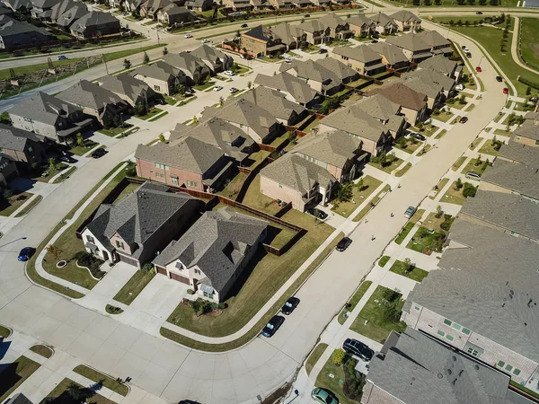 Üstten görünüm yeni geliştirme neighborhood yakınındaki Dallas, Texas