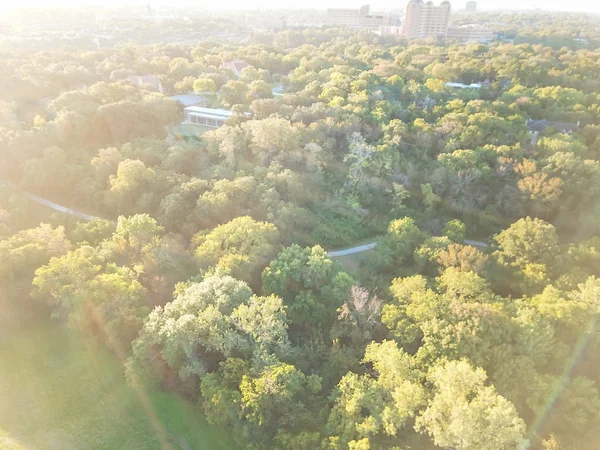 Top view Kessler park la comunidad en los suburbios Dallas, Texas — Foto de Stock