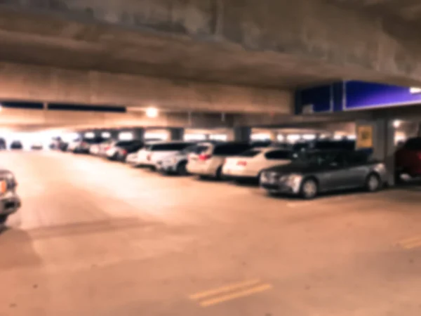 Filtrerade tonen suddiga bakgrunden smarta styrsystemet på parkering — Stockfoto