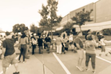 Filtre uygulanan görüntü bulanık arka plan çok kültürlü çeşitlilik grubu kilise Festivali