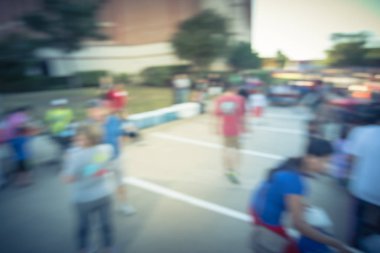 Bulanık arka plan çok kültürlü çeşitlilik grubu kilise Festivali