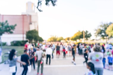 Bulanık arka plan çok kültürlü çeşitlilik grubu kilise Festivali