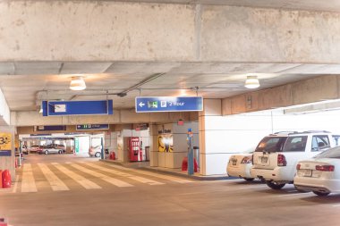 Gerçek zamanlı ultrasonik Led yönü ile 2 saat park sınırlaması ile Dfw havaalanı