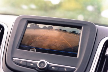 Otoparklarda çizgi kamera yedekleme de Arka görüş sistemi monitörü