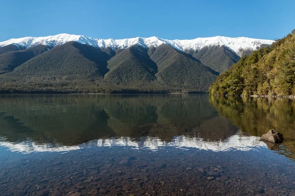 Sedmikrás Svatý Arnaud Pohoří Zimě Nový Zéland — Stock fotografie
