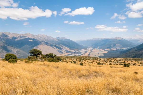 Vysoká Země Nad Řekou Wairau Marlborough Jižní Ostrov Nový Zéland — Stock fotografie