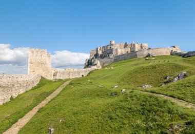 Spissky hrad (Spis Castle) - Doğu Slovakya 'daki Unesco Dünya Mirası Bölgesi, Orta Avrupa