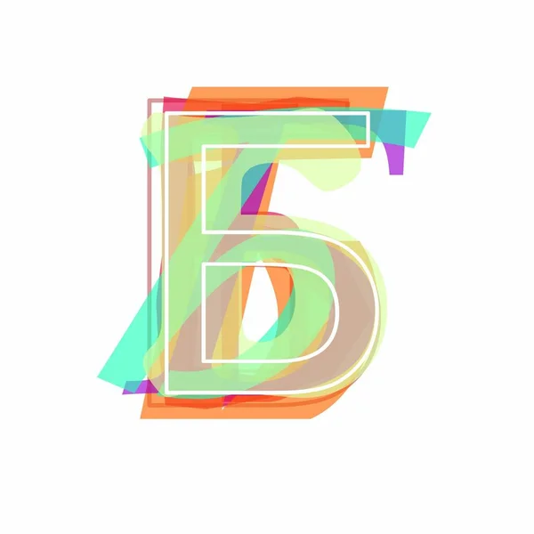 Letra Logo Multicolor — Vector de stock