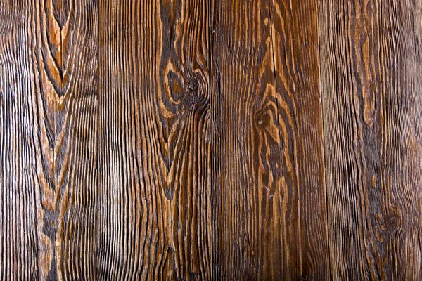 Текстура древесно-коричневого зерна, вид сверху на деревянный стол — стоковое фото