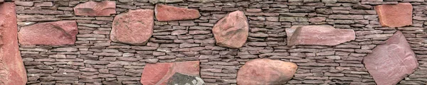 Stone wall, panorama, high resolution. Texture