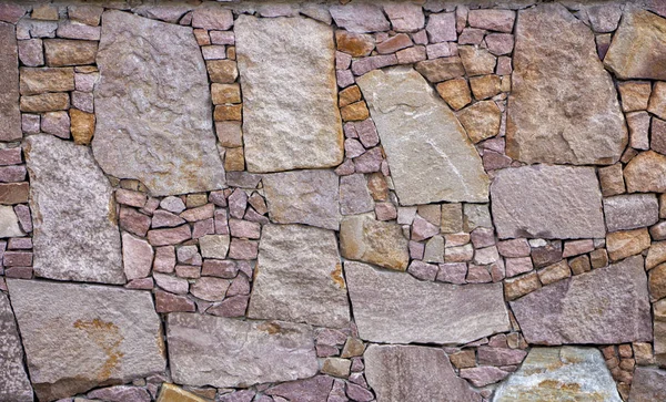 Bezproblémové kamenné zdivo pomocí obdélníkové kameny, červené a šedé odstíny — Stock fotografie