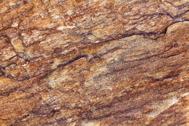 Kırmızı kayrak taş duvar arka plan doku yakın çekim