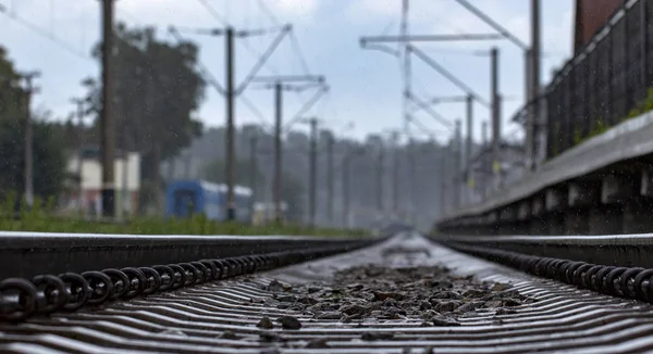 Pointures Ferroviaires Voies Ferrées Trains Grande Vitesse — Photo