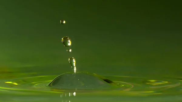 Drops Rain Fall Water Selective Focus Close — Stock Photo, Image