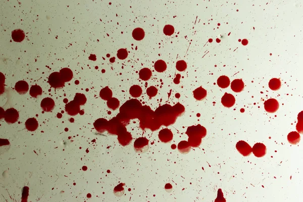 Diskbänk Med Blod För Halloween Närbild — Stockfoto