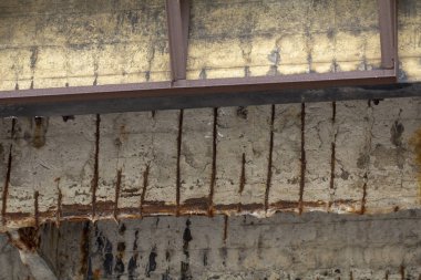 Bozuk köprü destek yakın - transportatin beton kadar yakın çekim