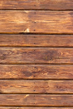 ahşap kahverengi tahıl doku, ahşap masa, ahşap duvar arka plan Üstten Görünüm