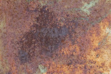Karanlık paslı metal doku arka plan aşınmış. doku